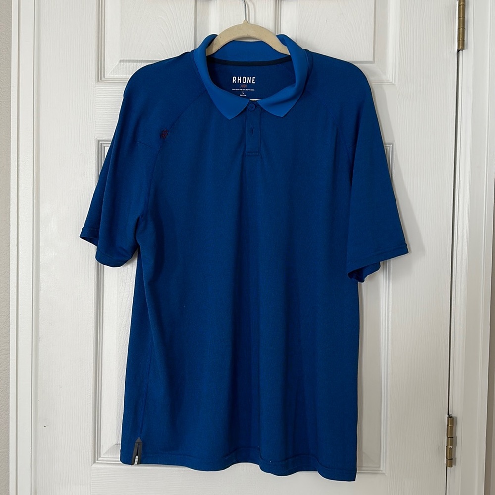 RHÔNE Men’s Royal Blue Golf Polo Size L